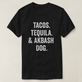 Camiseta Tacos Tequila E Akbash Dog