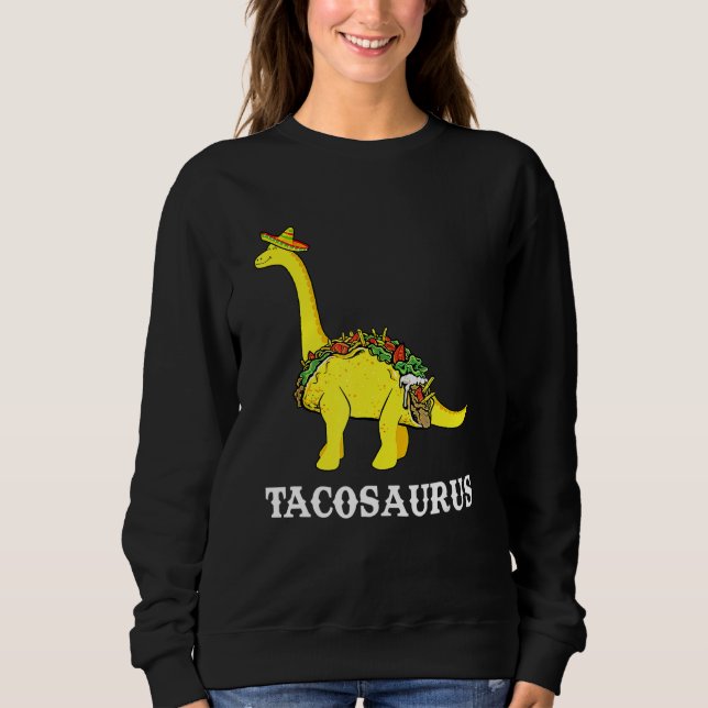 Camiseta Tacosaurus Cinco De Mayo 2022 Funny Taco Dinosaur (Frente)
