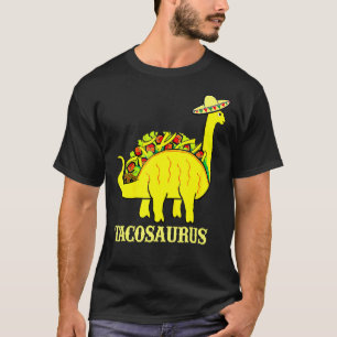 Camiseta Tacosaurus Cinco De Mayo Funny Taco Dinossaur