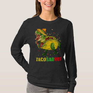 Camiseta Tacosaurus Cinco De Mayo Rex Taco Dinossaur Boys G