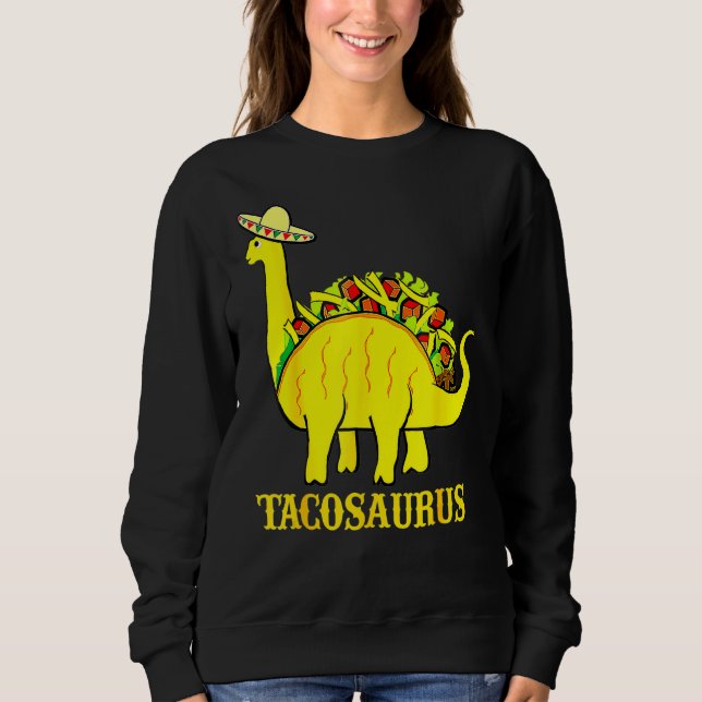 Camiseta Tacosaurus Cinco De Mayo S Taco Dinossaur (Frente)