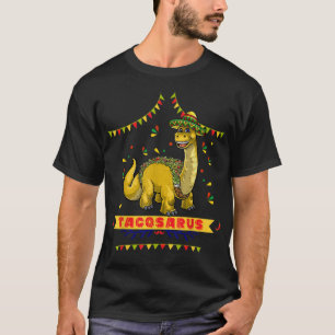 Camiseta Tacosaurus Rex Dinosaur Taco Kids Cinco De Mayo Pa