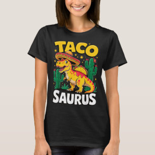 Camiseta Tacosaurus t-rex taco dinossauro 