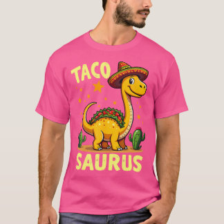 Camiseta Tacosaurus Taco Dinosaur Funny Dino Cinco De Mayo