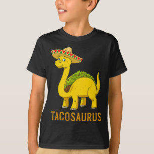 Camiseta Tacosaurus Taco Dinossaur Cinco De Mayo Fie Mexica