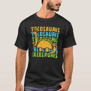 Camiseta Tacosaurus Taco Dinossaur Dino Cinco De Mayo Mexic