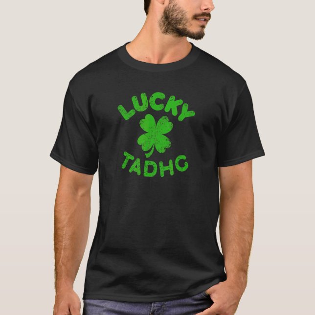 Camiseta Tadhg Dia de São Patrício Da Família Irlandesa Luc (Frente)