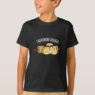 Camiseta Taekwon-Dough Funny Baking Pun Dark BG