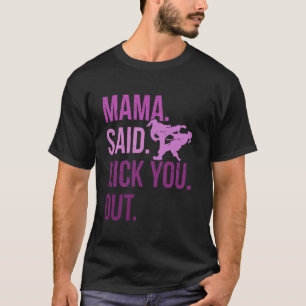 Camiseta Taekwondo Clássico Garota de Arte Marcial Mista Ca