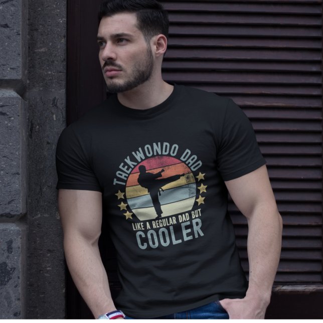 Camiseta Taekwondo Dad Like a Regular Dad But Cooler (Criador carregado)