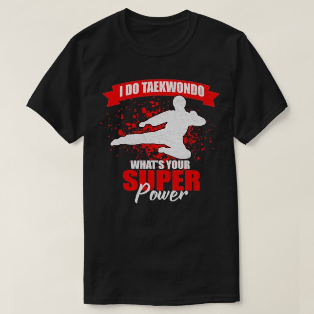 Camiseta Taekwondo era o Super Kraft. (Frente do Design)