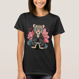 Camiseta Taekwondo Leopard Kickboxing Animall Jiu-Jitsu