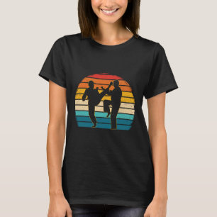 Camiseta Taekwondo Vintage Artes Marciais Coreanas Kickboxi