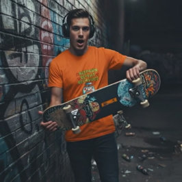 Camiseta Tag de Jogador Personalizável "Respawn Repeat Rech