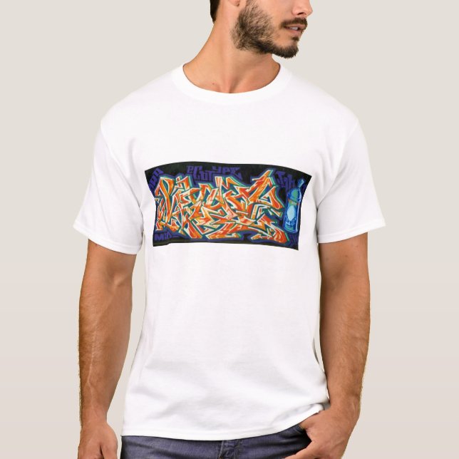 Camiseta taggged acima (Frente)