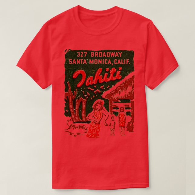 Camiseta Tahiti (Frente do Design)