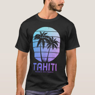 Camiseta Tahiti Polinésia Francesa Vacinação Palm Trees Sou