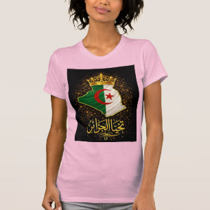 Camiseta Tahya El Djazair Coroa – Dourado Viva a Argélia