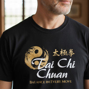 Camiseta Tai Chi Chuan – Equilíbrio em Cada Movimento