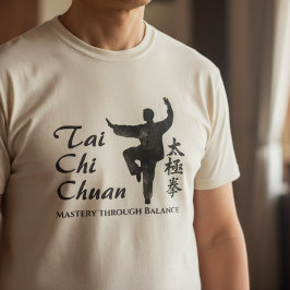 Camiseta Tai Chi Chuan – Maestria Através do Equilíbrio