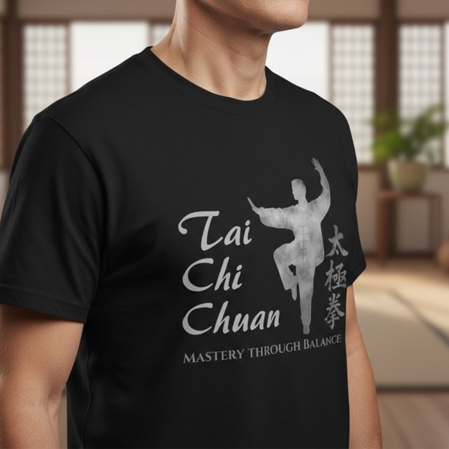 Camiseta Tai Chi Chuan – Mastery Through Balance (Criador carregado)