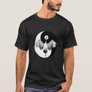 Camiseta Tai Chi Crane Pose Sketch