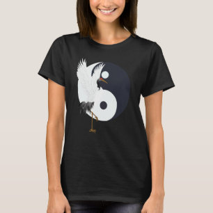 Camiseta Tai Chi Grouça Branca Yin Yang Qi Gong Chinês Bran