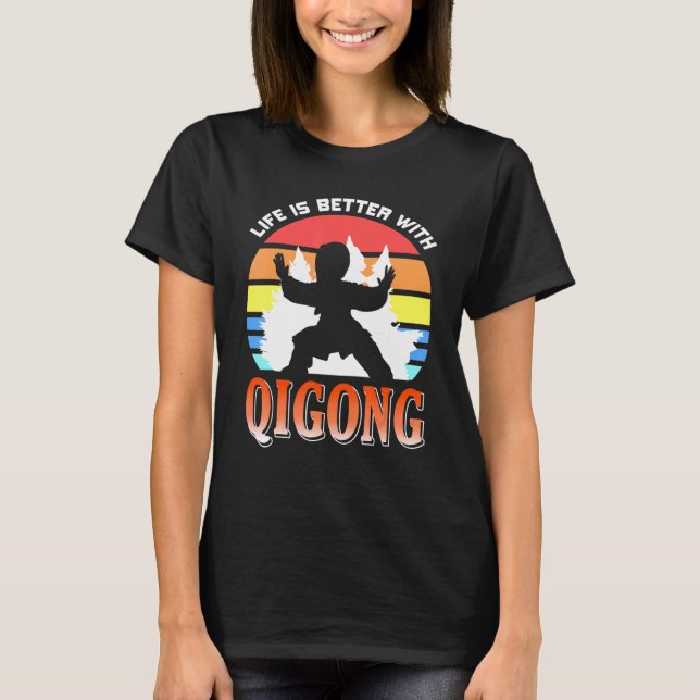 Camiseta Tai Chi Marcial Para Mulheres (Frente)