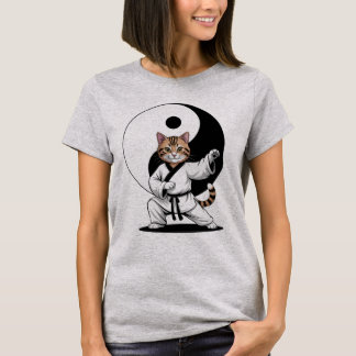 Camiseta Tai Chi Master Tabby Cat Yin Yang