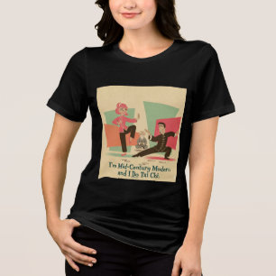 Camiseta Tai Chi Moderno de Meados do Século