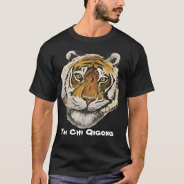 Camiseta Tai Chi Qigong - Face Tiger Grande