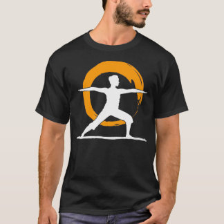 Camiseta Tai Chi Qigong mulher Zen círculo Qi Gong Thai chi