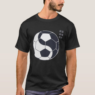 Camiseta Tai Chi Soccer Yin, Yang, Qi Gong, Trabalho de art