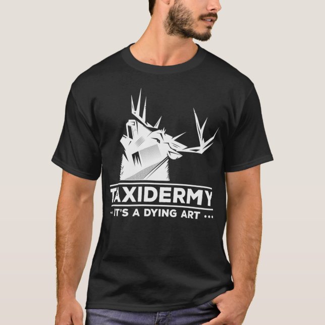 Camiseta Taidermist Coma Taidermy Do Sono (Frente)