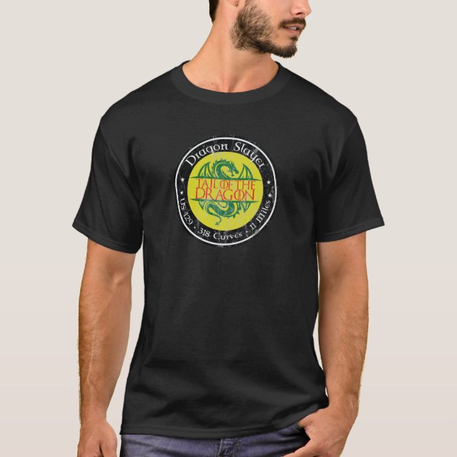 Camiseta Tail of the Dragon Road US 129 Motorcycle 01 (Frente)