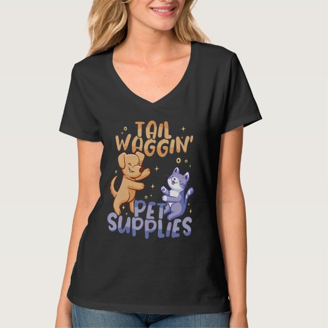 Camiseta Tail wagginu2019 pet supplies Animal  Pet Store (Frente)