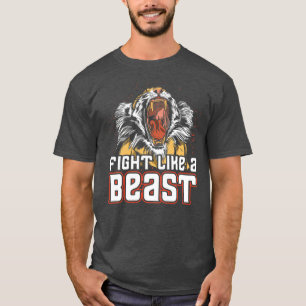 Camiseta Tailandês Boxando Muay Tailandês Tiger Nak Muay Lu