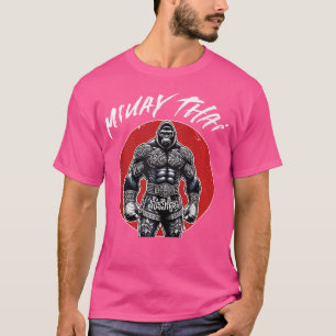 Camiseta Tailandês Boxing E Muay Thai Gorilla