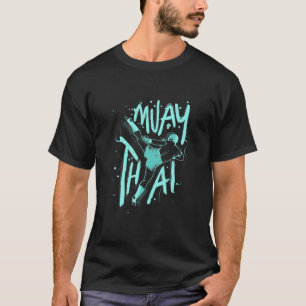 Camiseta Tailandês Boxing Muay Tailandês Kicking Artista Ma