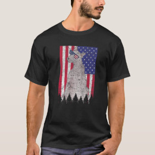 Camiseta Tailandês Ridgeback Patriotic Dog USA Orgulho Amer