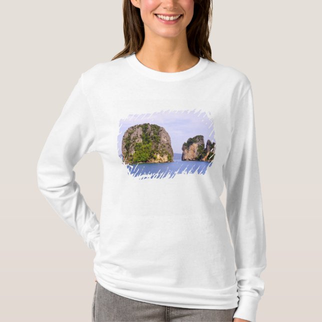 Camiseta Tailândia, Mar de Andamão. Ilhas Ao Phang Nga em 2 (Frente)