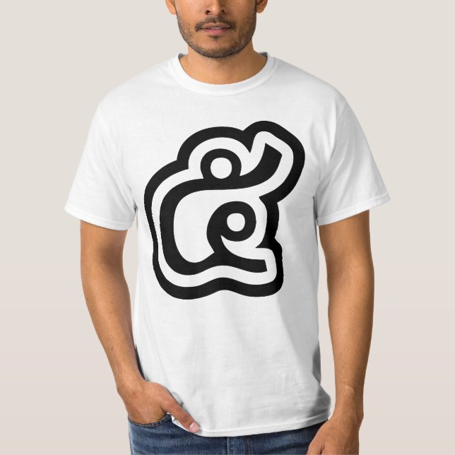 Camiseta Tailândia Número 5 / Cinco / ๕ (Haa/Ha) Escrita Ta (Frente)
