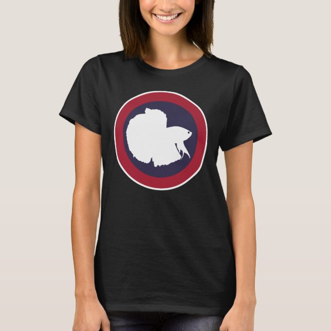 Camiseta Tailândia Siameses lutando peixes Betta Tailandês (Frente)