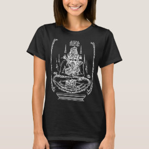 Camiseta Tailândia tatuagem mágica sak yant thai tatuagens 