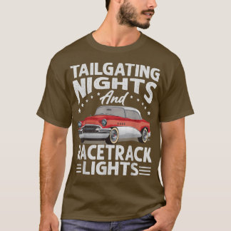 Camiseta Tailgating Nights And Racetrack Lights  Racing  Ra