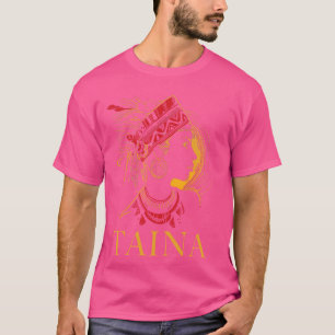 Camiseta Taina Mulher Taino Boricua Boriken Indígena Portor