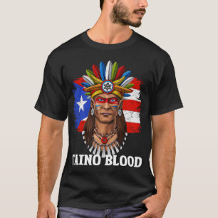 Camiseta Taino Puerto Rican Warrior