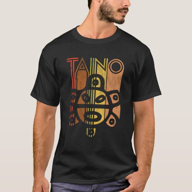 Camiseta Taino Sun Boricua Taino De Porto Rico (Frente)