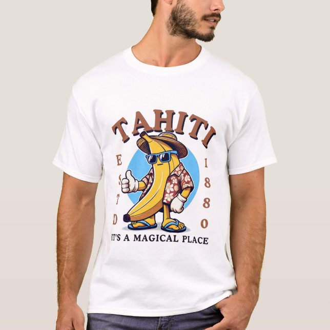 Camiseta Taiti, é um lugar mágico (Frente)