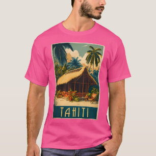 Camiseta Taiti Polinésia Francesa Viagens vintage
